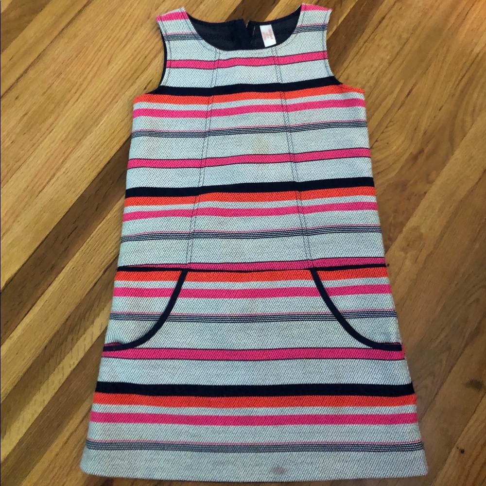 Striped midi dress